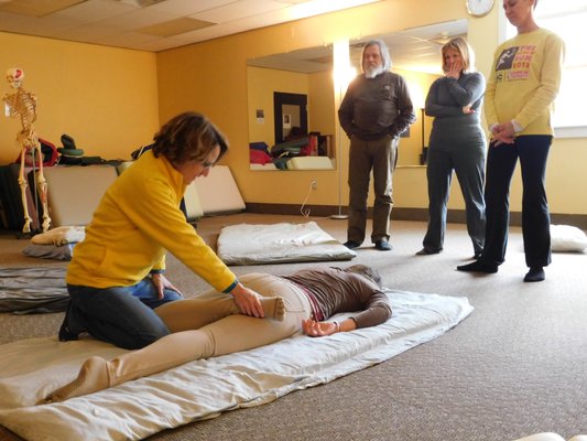 Shiatsu Massage, one of our popular Continuing Education courses.