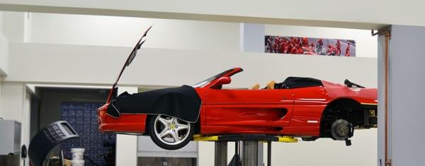 Pristine Algar Ferrari Service Department.