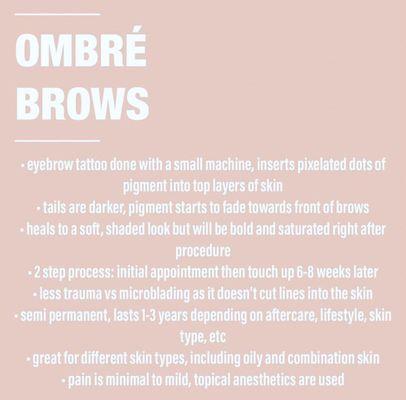 What is Ombré Brows.....