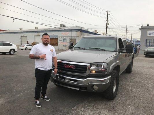 Last truck I bought for hauling my race car around the county.