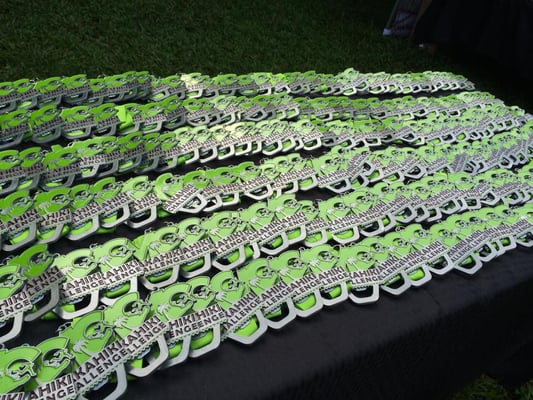 The 2014 Makahiki Challenge Finisher's Medal