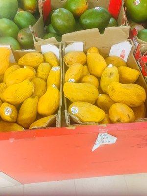 Boxes of rotten mangoes