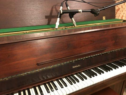 Our Upright Piano mic'd in Stereo