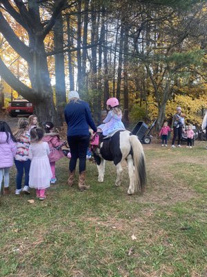 The line up to ride