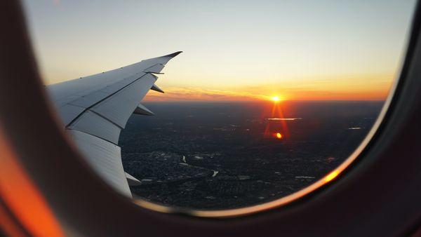 Sunset from 10k feet