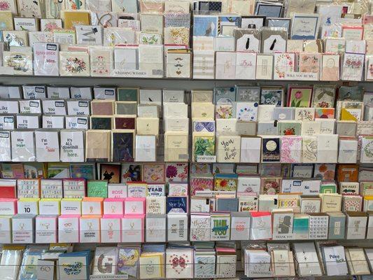 Choose from a variety of greeting cards