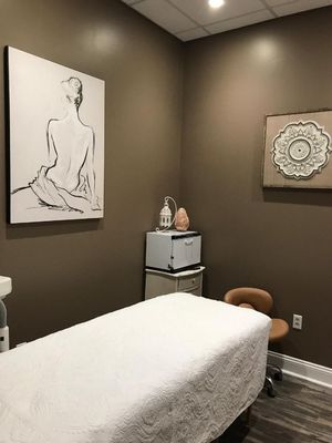 Massage and facial room