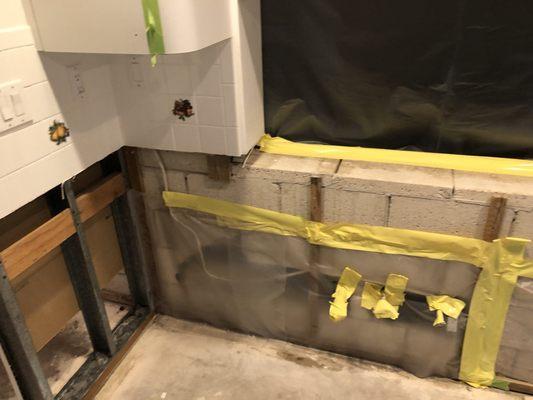 Kitchen leak