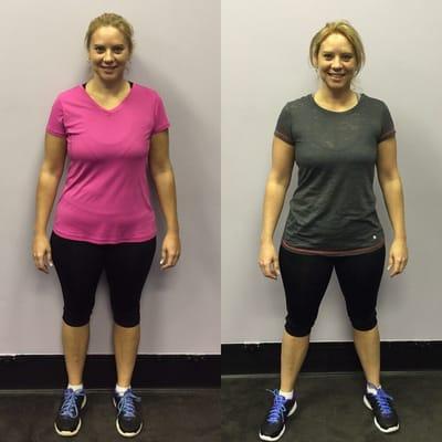 Cause and Effects Fitness client Cindy R. Progress Photo. Getting in shape and feeling great.