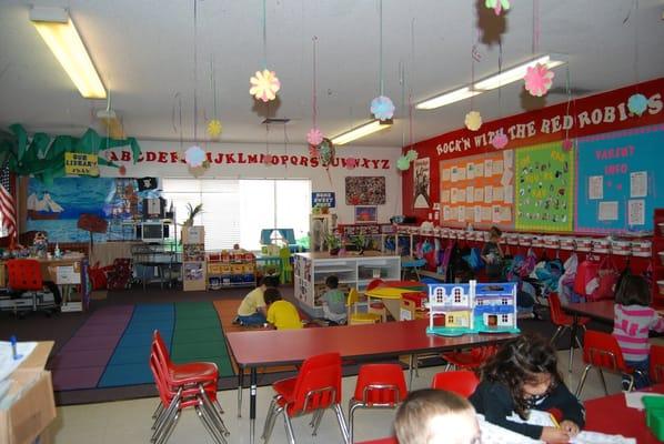 Large, bright and clean classrooms