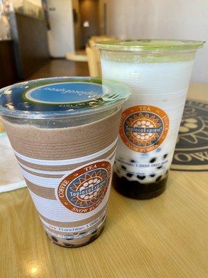 06.20.21 Mocha and Coconut blended snow bubbles w/ boba