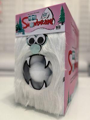 Yeti Snowbrawl board game by Big Discoveries. The perfect game to play with people you love...to throw things at.