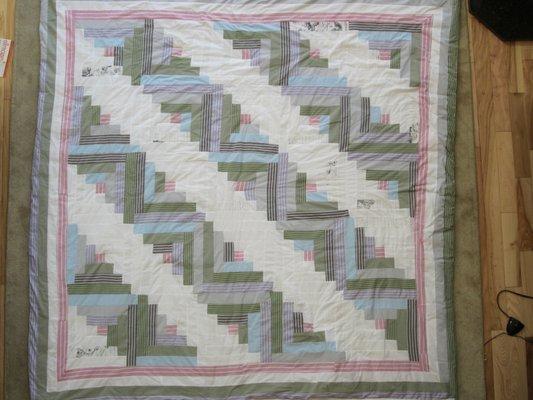 Log Cabin Quilt by Linda Goss