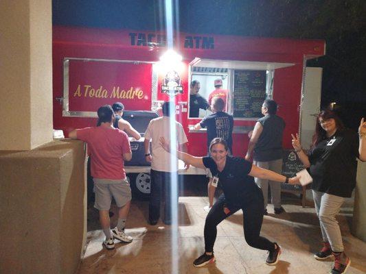 Taco ATM - Thank you for showing up for our clients. You are a community partner and your food is the most delicious food I have ever has.