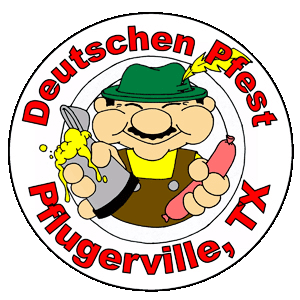 Deutschen Pfest logo with Hanz!