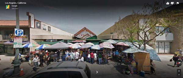 Pulled this photo from Google maps. This is the mall/swap meet in which the store is located. It's the first jewelry store on the right!