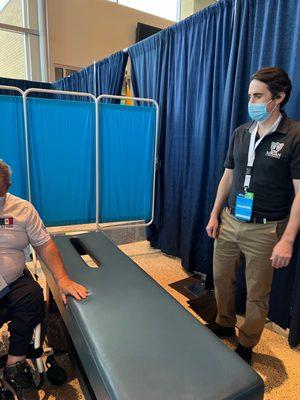 Faculty Clinician treating ParaPowerlifting athletes