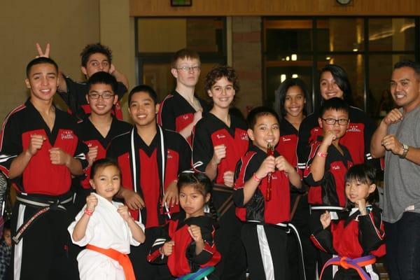 Part of the 2012 Pallen's Martial Arts Demonstration Team.