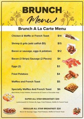 BRUNCH Menu