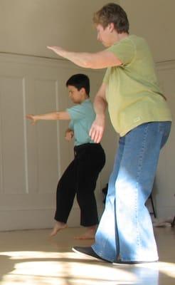 Practicing Tai Chi