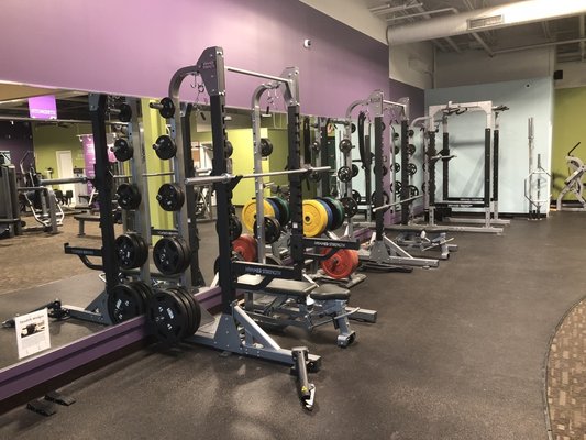 Racks for power movements