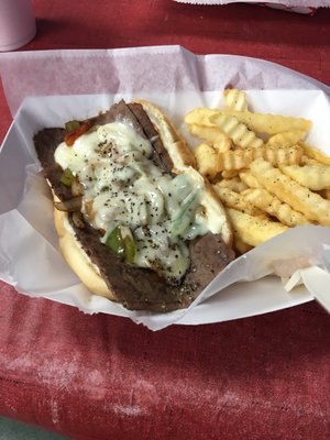 Philly cheesesteak special