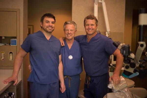 Doctors Jordan West, DDS, MSD; John West, DDS, MSD; and Jason West, DDS, CAGS