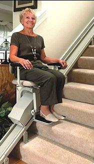 Chair lift for stairs installation and repair