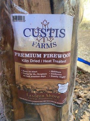 NPS-approved firewood.