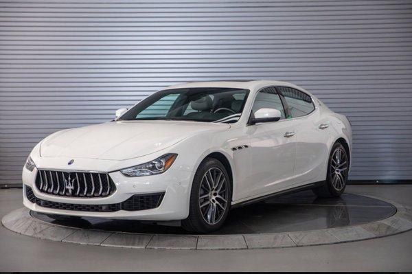 One of our fabulous rentals.  2019 Maserati