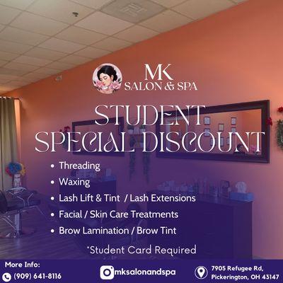 Student Sp. Discount