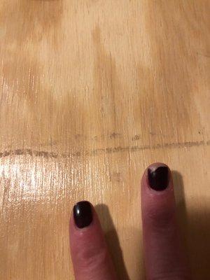 No chip manicure with 1 of 3 nails that chipped on 3 days