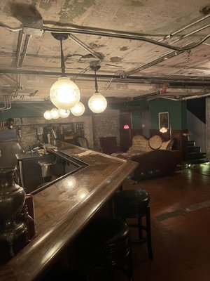 Additional bar seating area