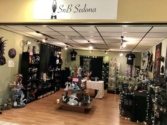 SnB Sedona - Located in the Sacajawea Plaza shopping center on Main Street in Uptown Sedona (come in the front doors and hang a right!).