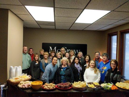 McGrew agents meet up at our annual Thanksgiving gathering.