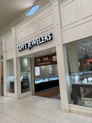 Sam's Jewelers Store Front, Southland Mall, Hayward, CA.