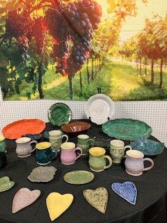 Lisa's amazing hand made pottery