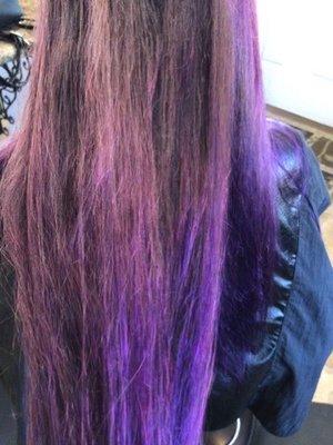 Purple ombre