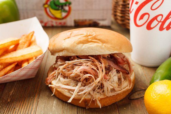 Grab-N-Geaux: Pulled Pork Sandwich