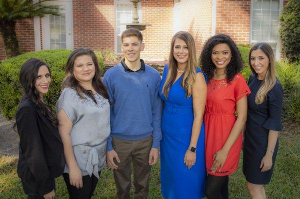 Meet Our Team! From left to right: Tracey, Carolina, Carlos, Kim, Alex, and Kelly.