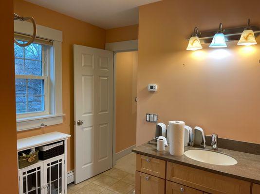 Job in Brunswick. Master Bath, Finished.