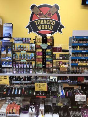 We have a nice assortment of vapes and accessories!