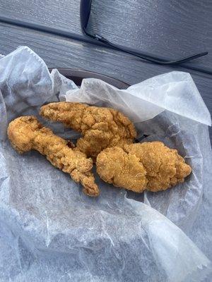 $12 kids Chicken tenders meal. No fries just 3 frozen chicken tenders.