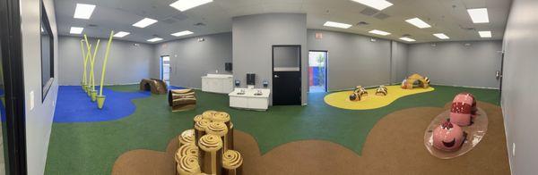 Our indoor playroom. Get all of your energy out during the hot AZ summers. childcare