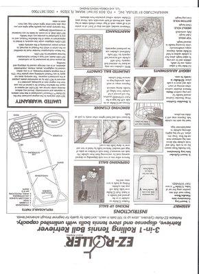 EZ Roller instructions and info.