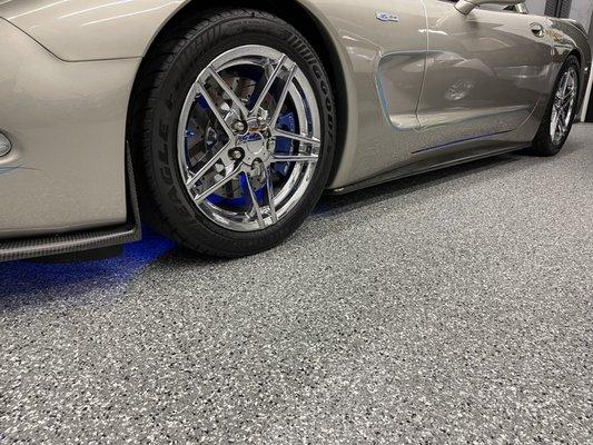 Garage floor coating