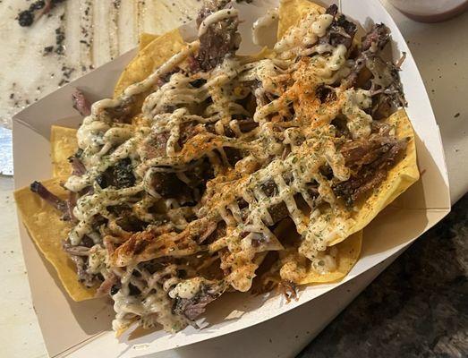 Slappin' Brisket Beef Nachos