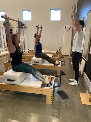 Reformer work with Alex.