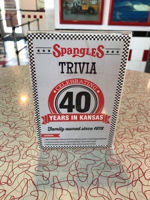 Eating at Spangles with my Daddy just like when I was a kid.