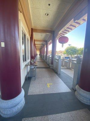 The north hallway of the main shrine